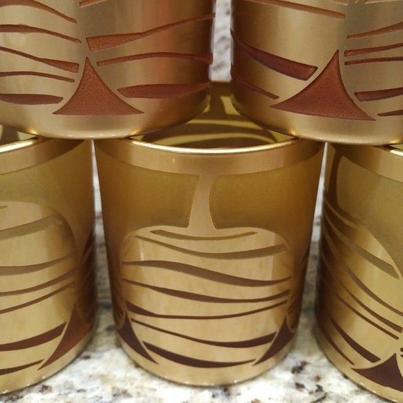 Yankee Candle, Pumpkin Harvest Votive Candle Holders x5 NEW! (PRICE FIRM) - Picture 2 of 5